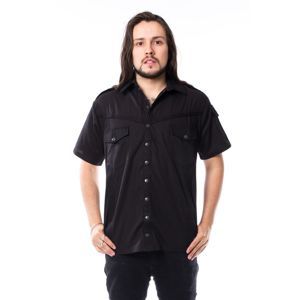 košile pánská Vixxsin - FRANS - BLACK - POI551